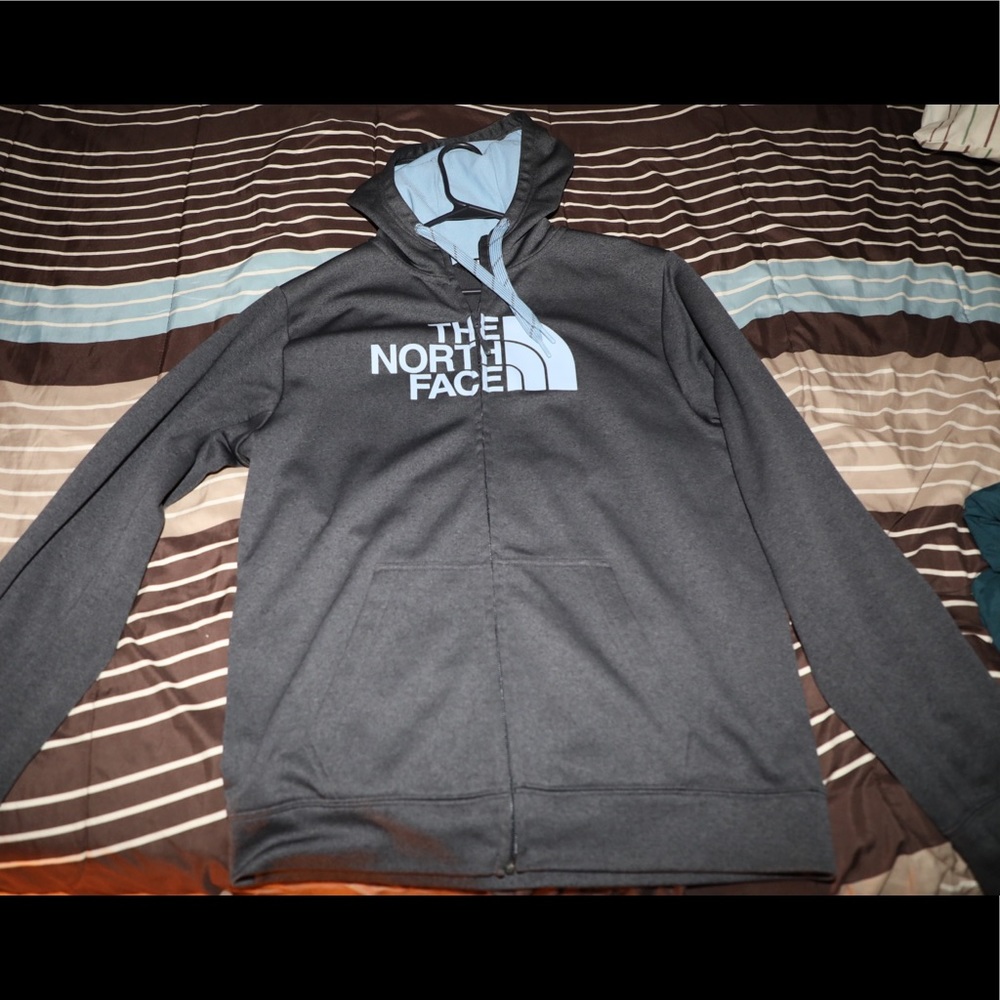 North Face zip-up jacket with hood